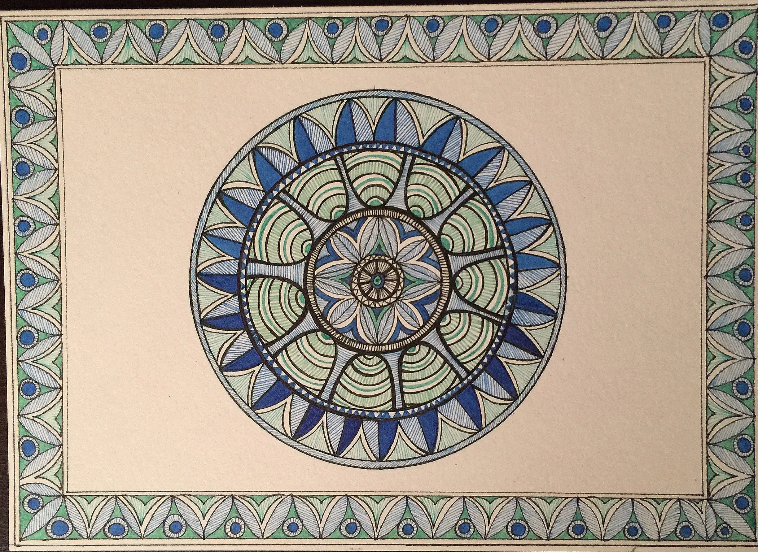 Madhubani Inspired Mandala
