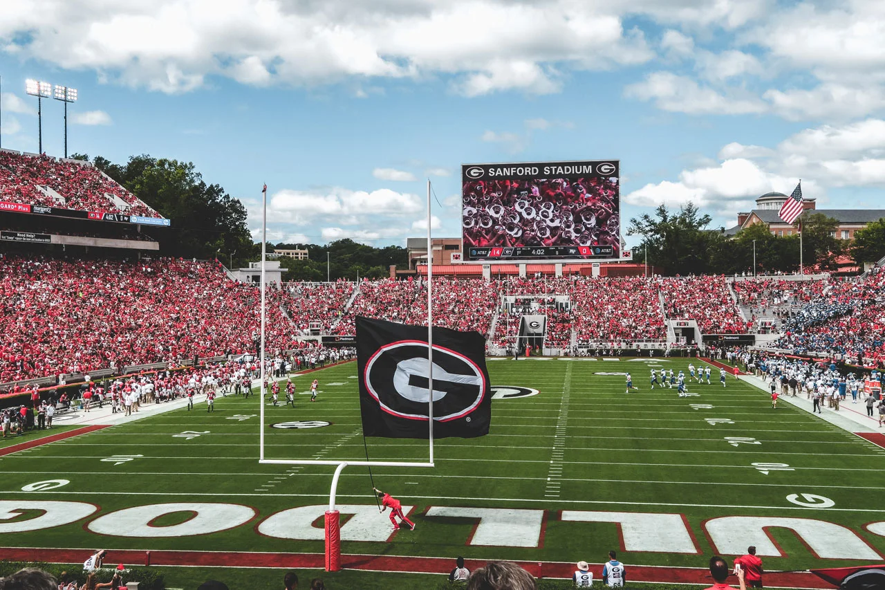 Georgia plays Alabama on 12/1/208 for the 5th straight time in the state of Georgia since 2008. ( Photo: Scott Duvall / Jawavi Films )