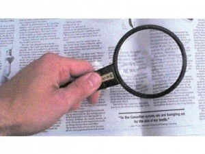 Loupe de lecture ronde 