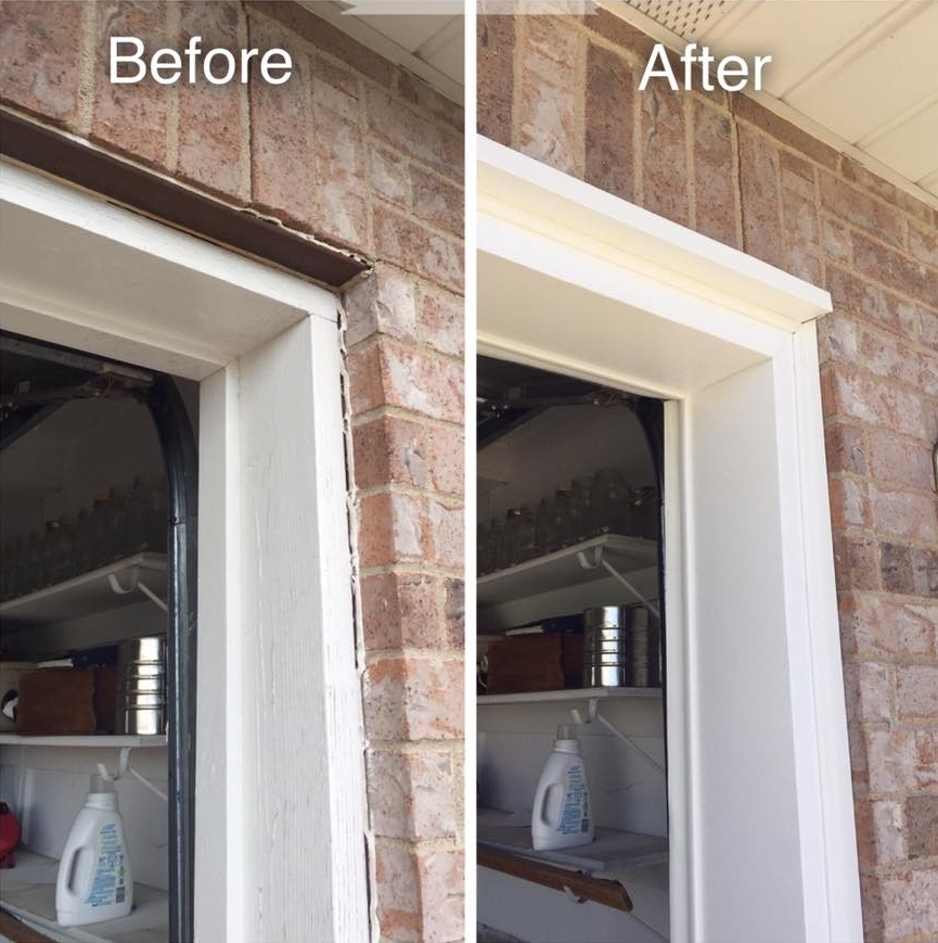 Vinyl Exterior Door Garage Wraps, How To Install Exterior Side Garage Door