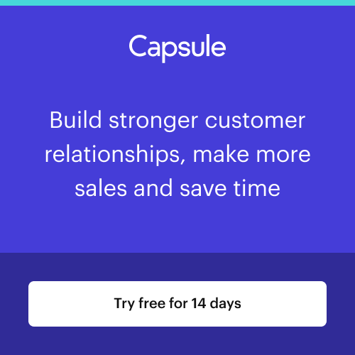 Capsule CRM try free