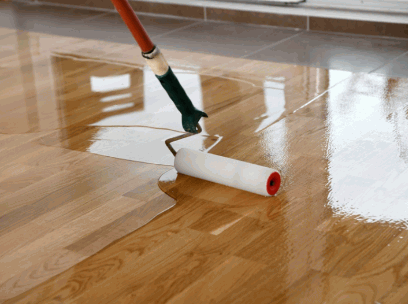 Water based floor finish in New Canaan CT