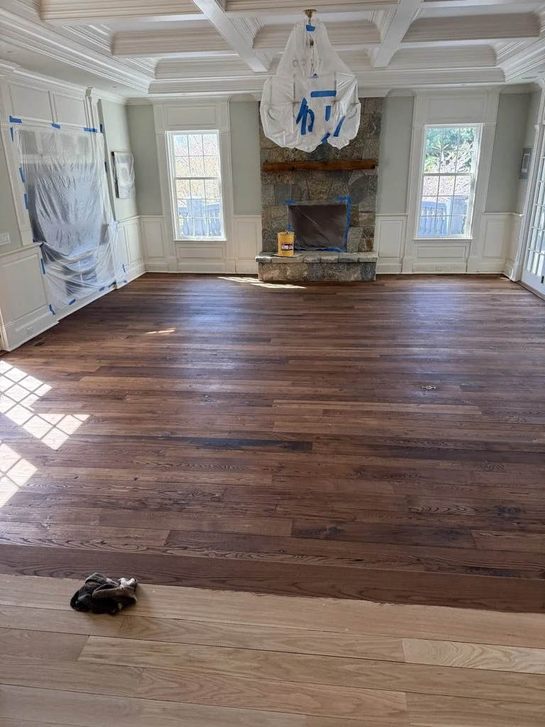Finished flooring installation project in norwalk ct
