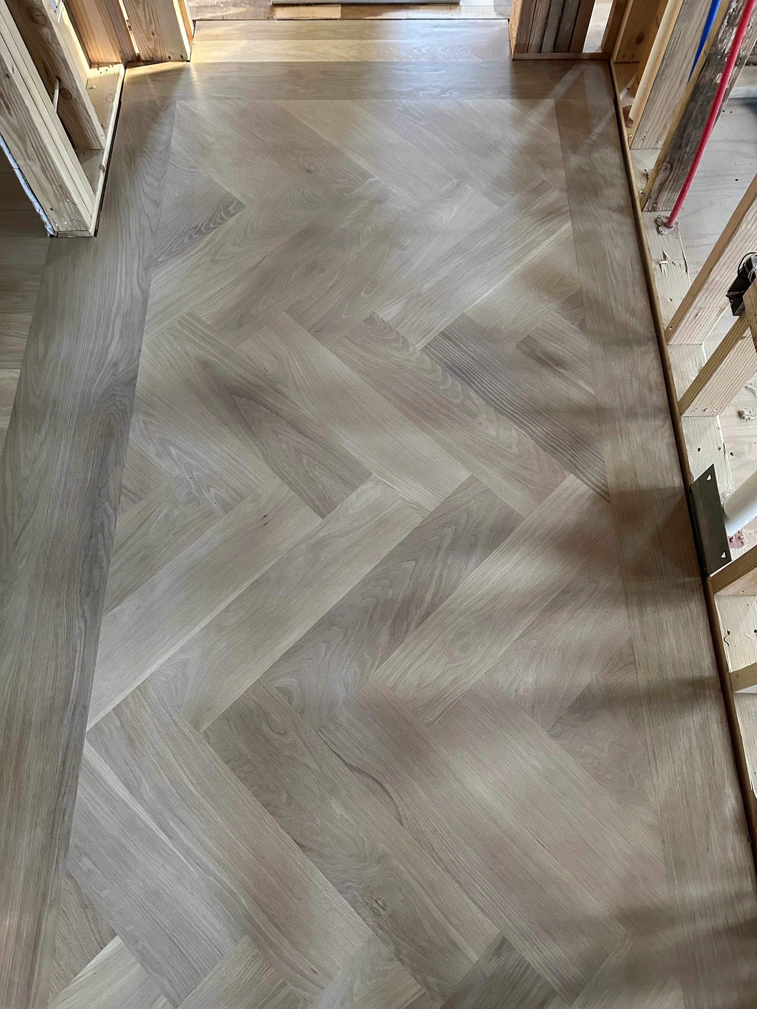 Herringbone flooring