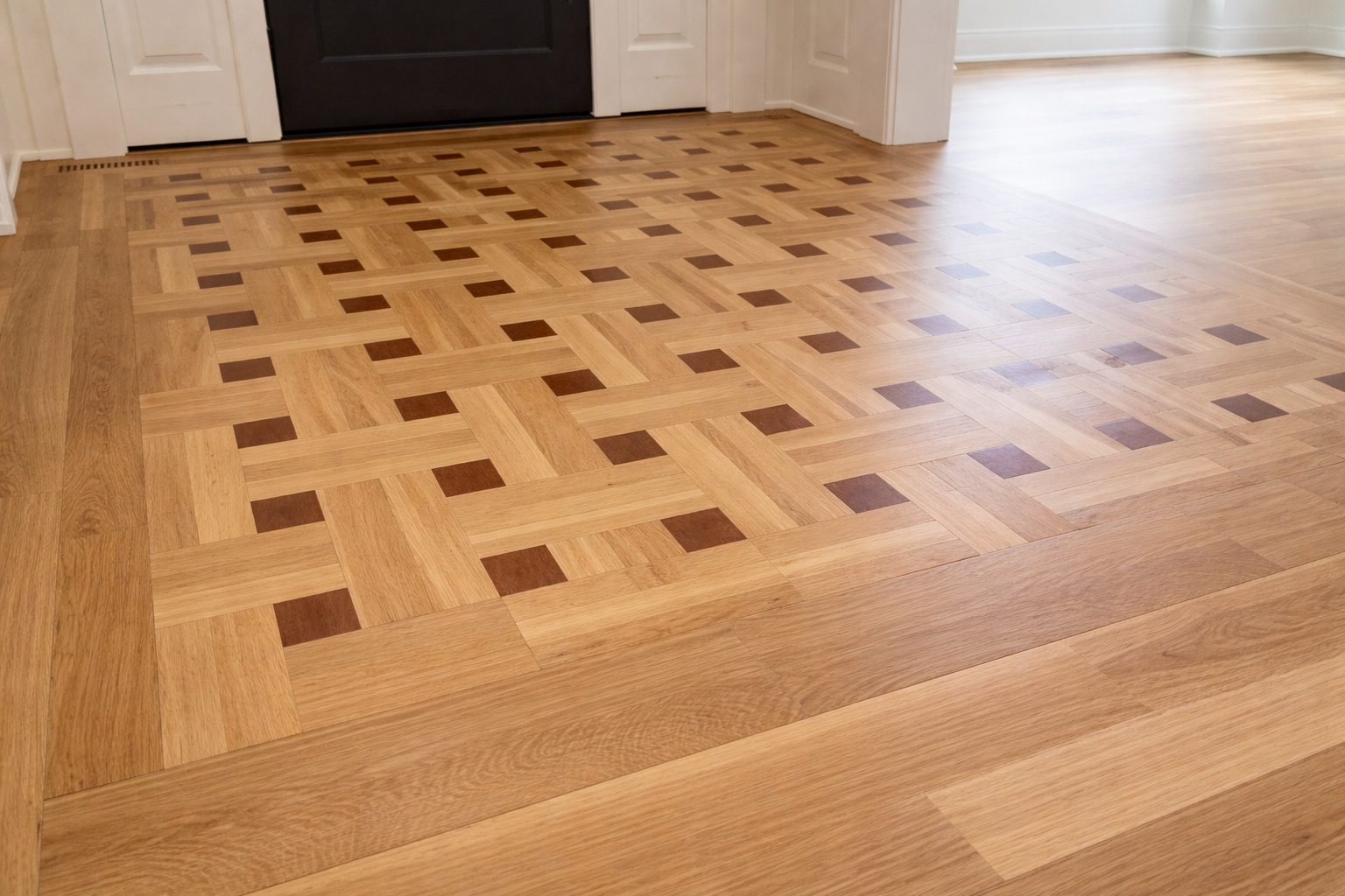 Parquet flooring project in Westport CT