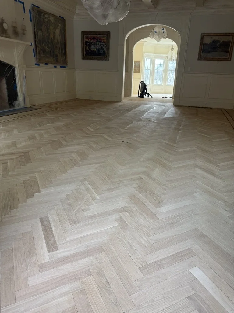 white oak herringbone flooring installation norwalk ct