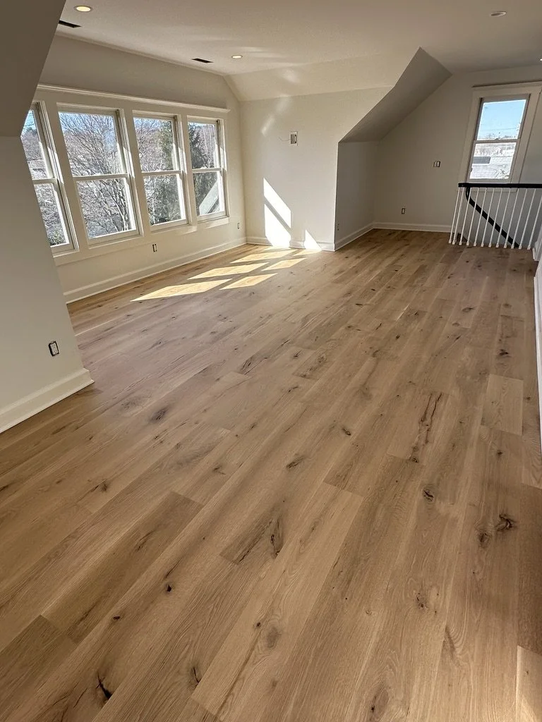 water based poly finish flooring project in fairfield ct