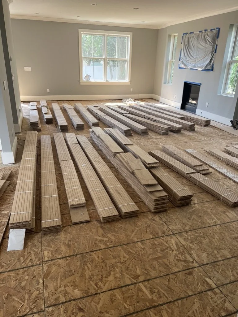 wood acclimation for installation project in fairfield ct