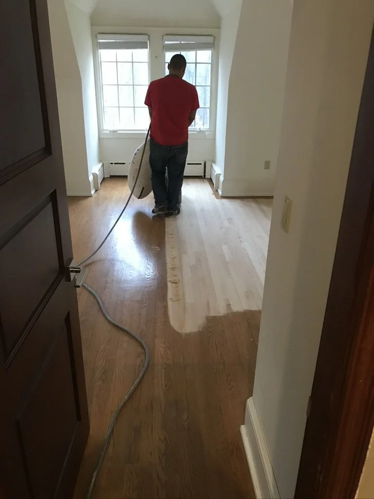 Sanding project in Darien CT