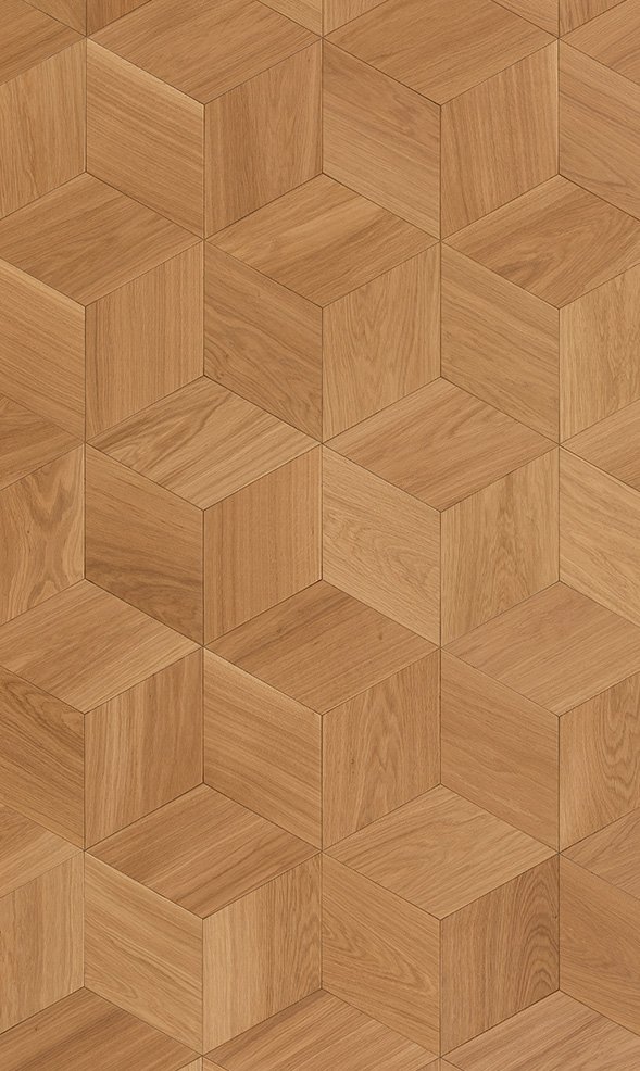 Honeycomb parquet flooring