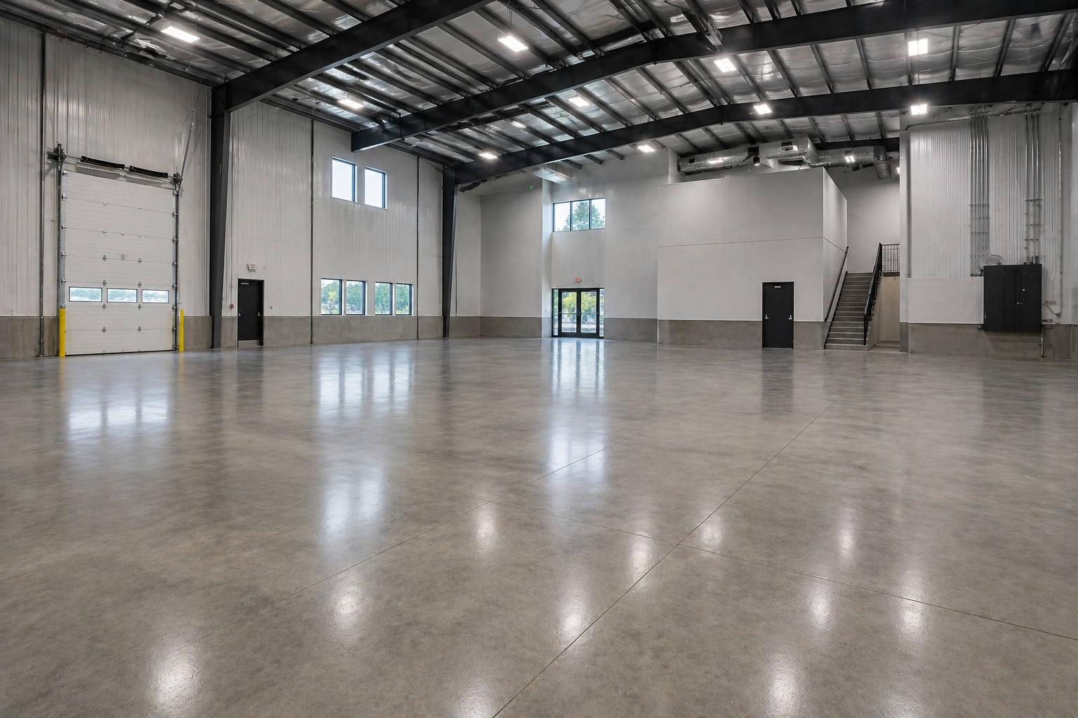 Polished concrete flooring project in Norwalk CT