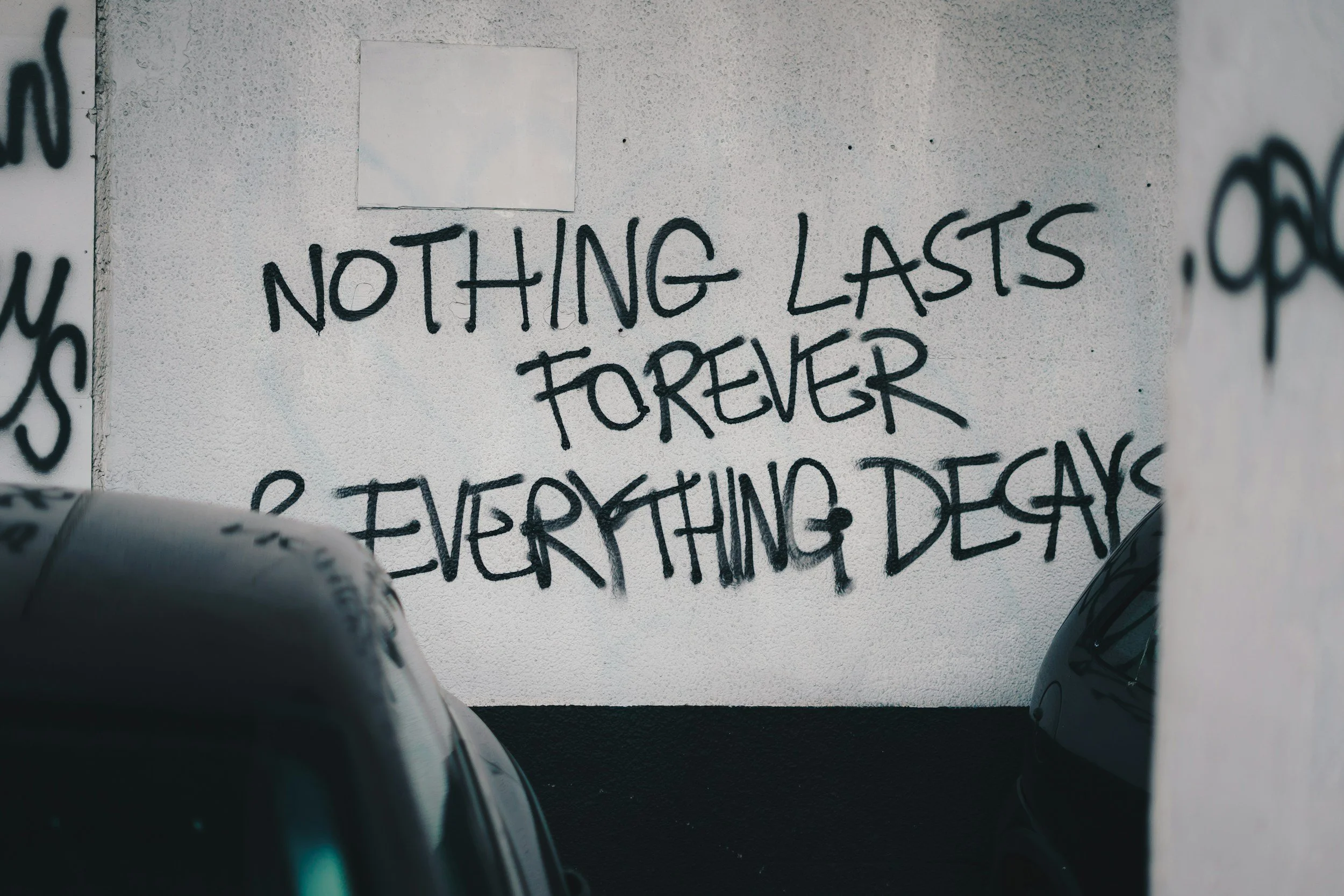 Everything is fleeting, but GOD is forever