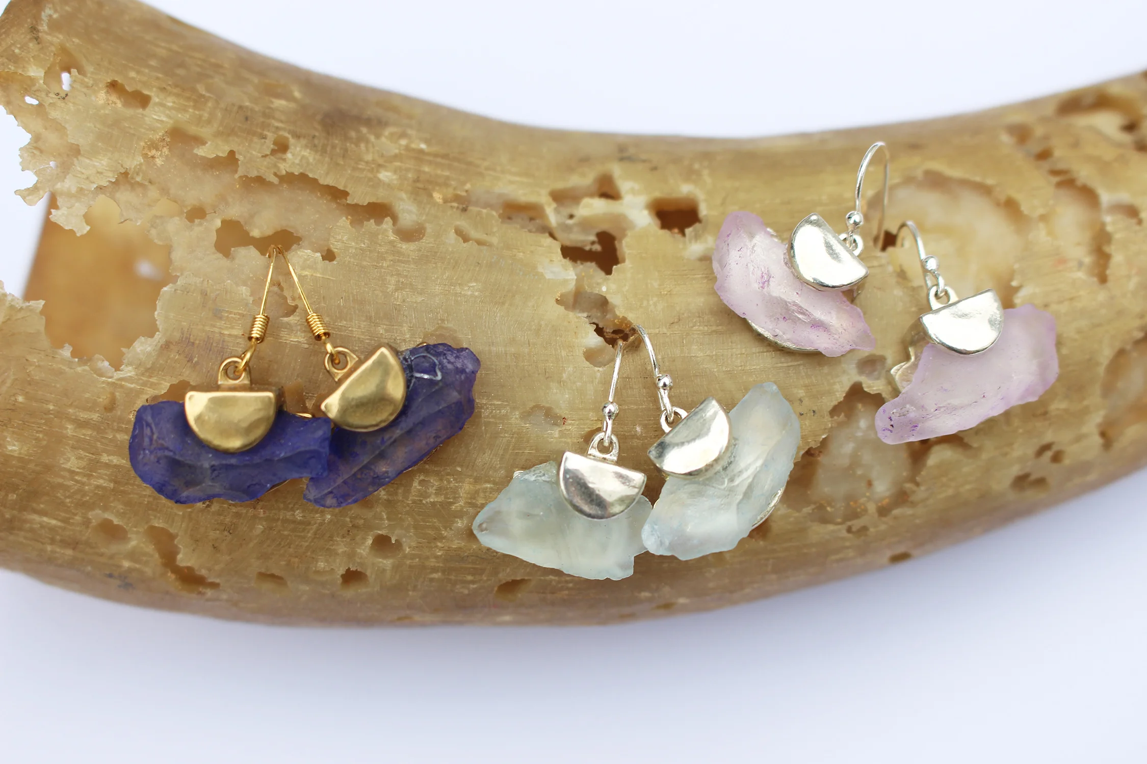 Beach Glass Earrings 