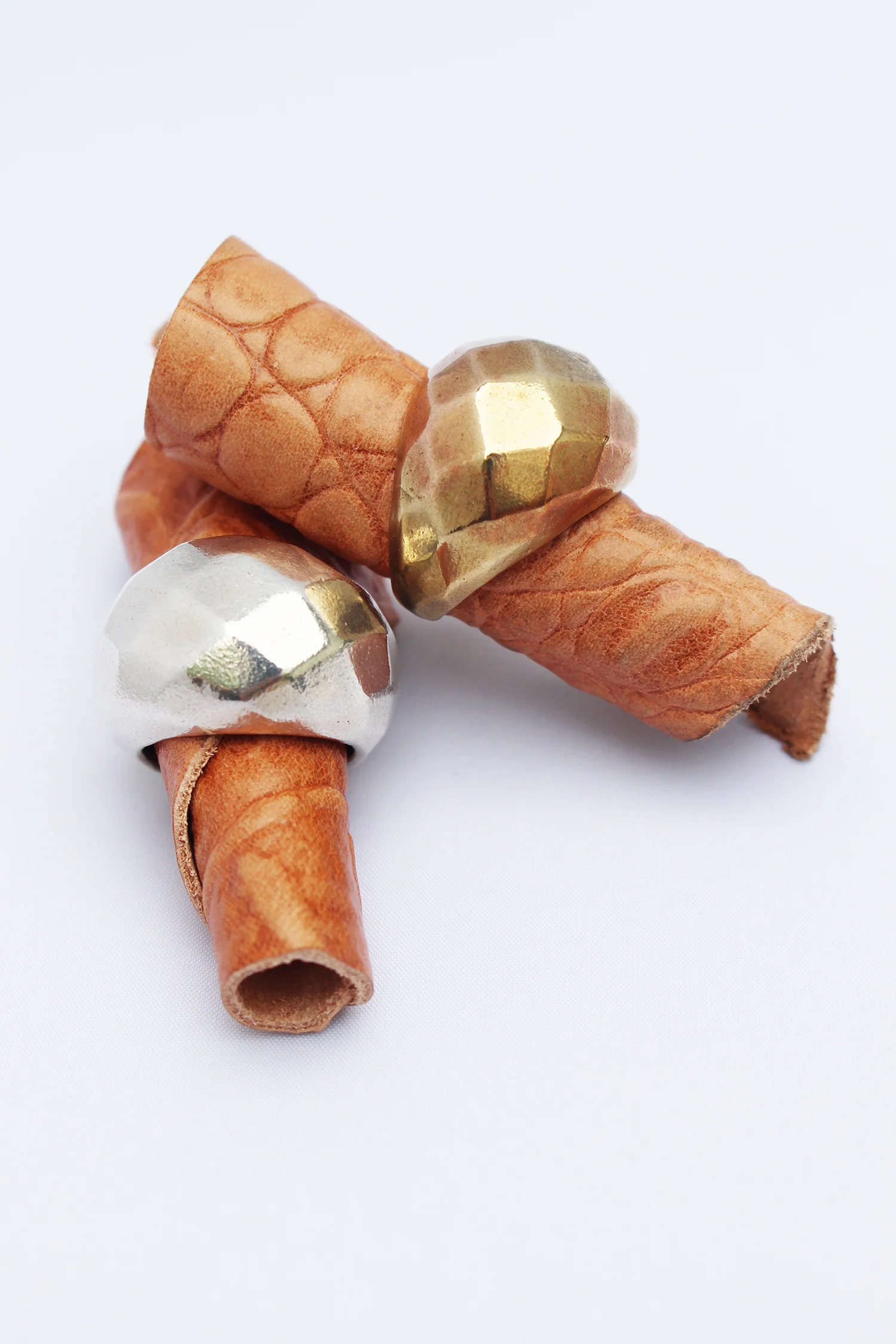 Sterling Silver or Brass Disco Ball Ring