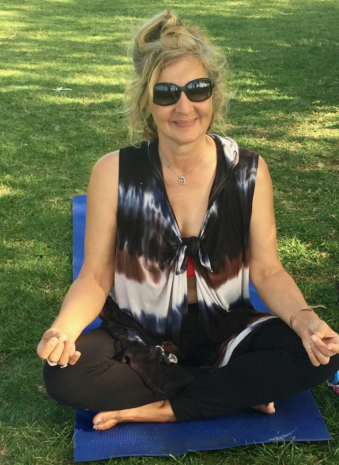 Meditating on lawn - EveKauai.jpg