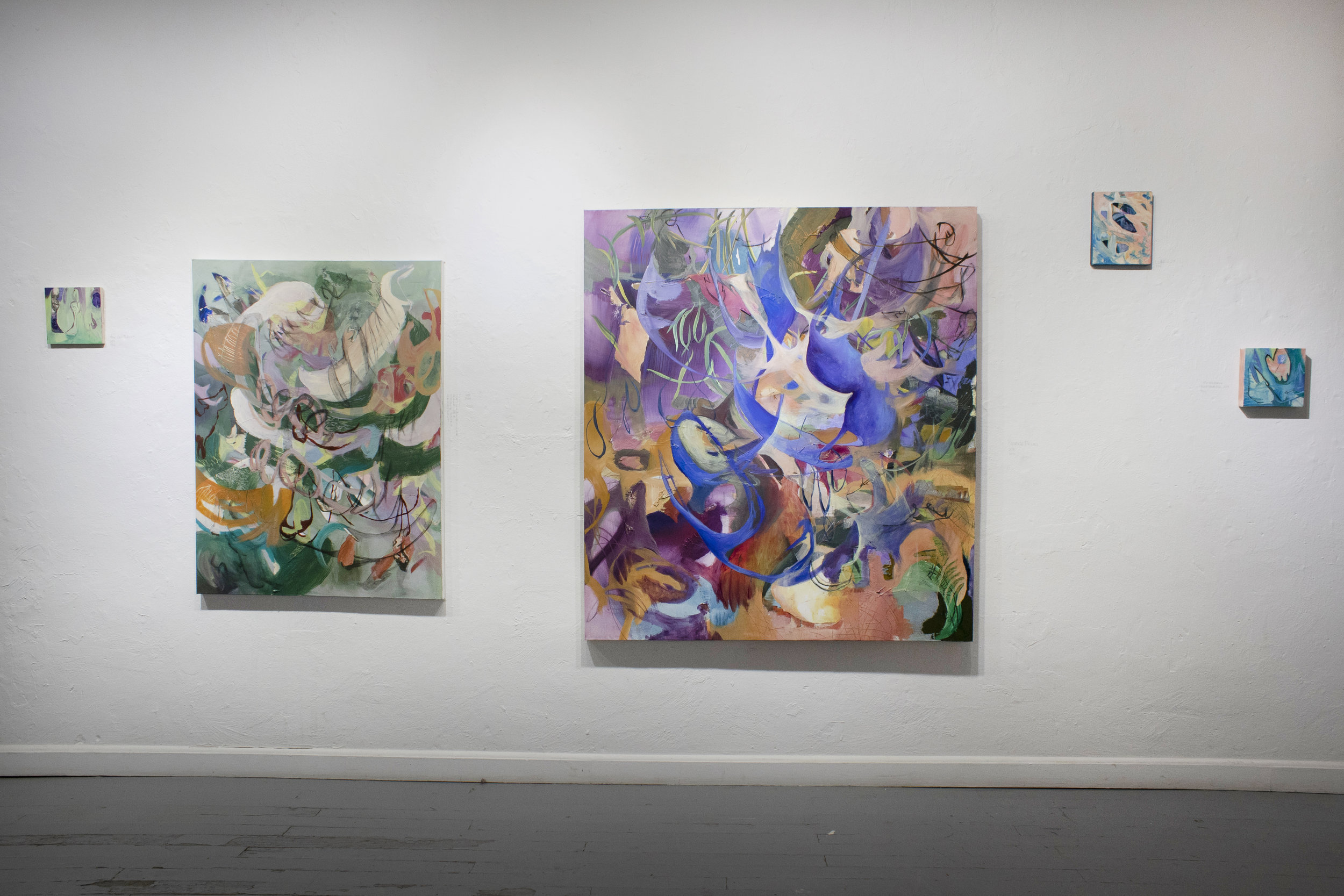 Gallery shot from "One Dark Wall," 2019