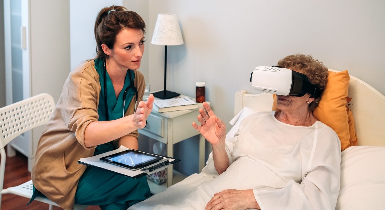Old Patient Using VR consultation at doctor office small.jpg