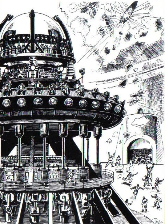 The machine humans use for VR in The Man Who Awoke