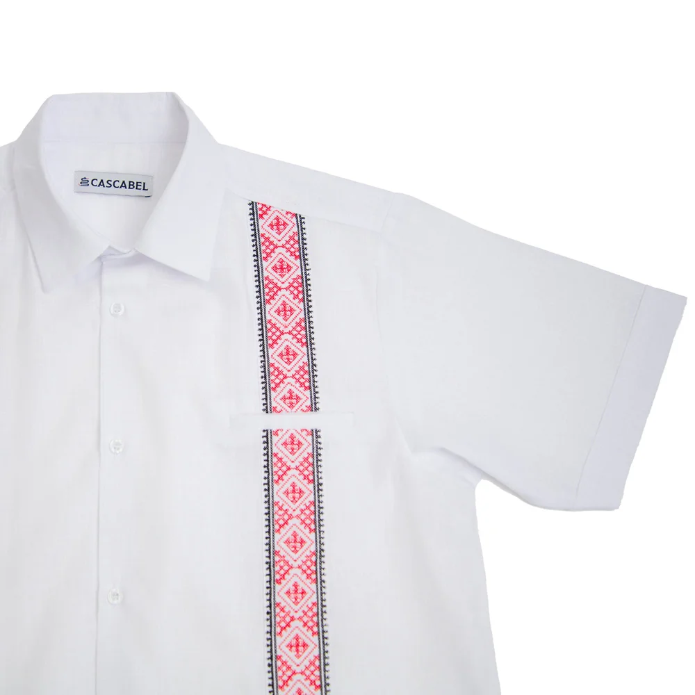 UGA/Texas Tech Guayabera Shirt Mister Tuxedo UGA/Texas Tech Guayabera Shirt Mister Tuxedo