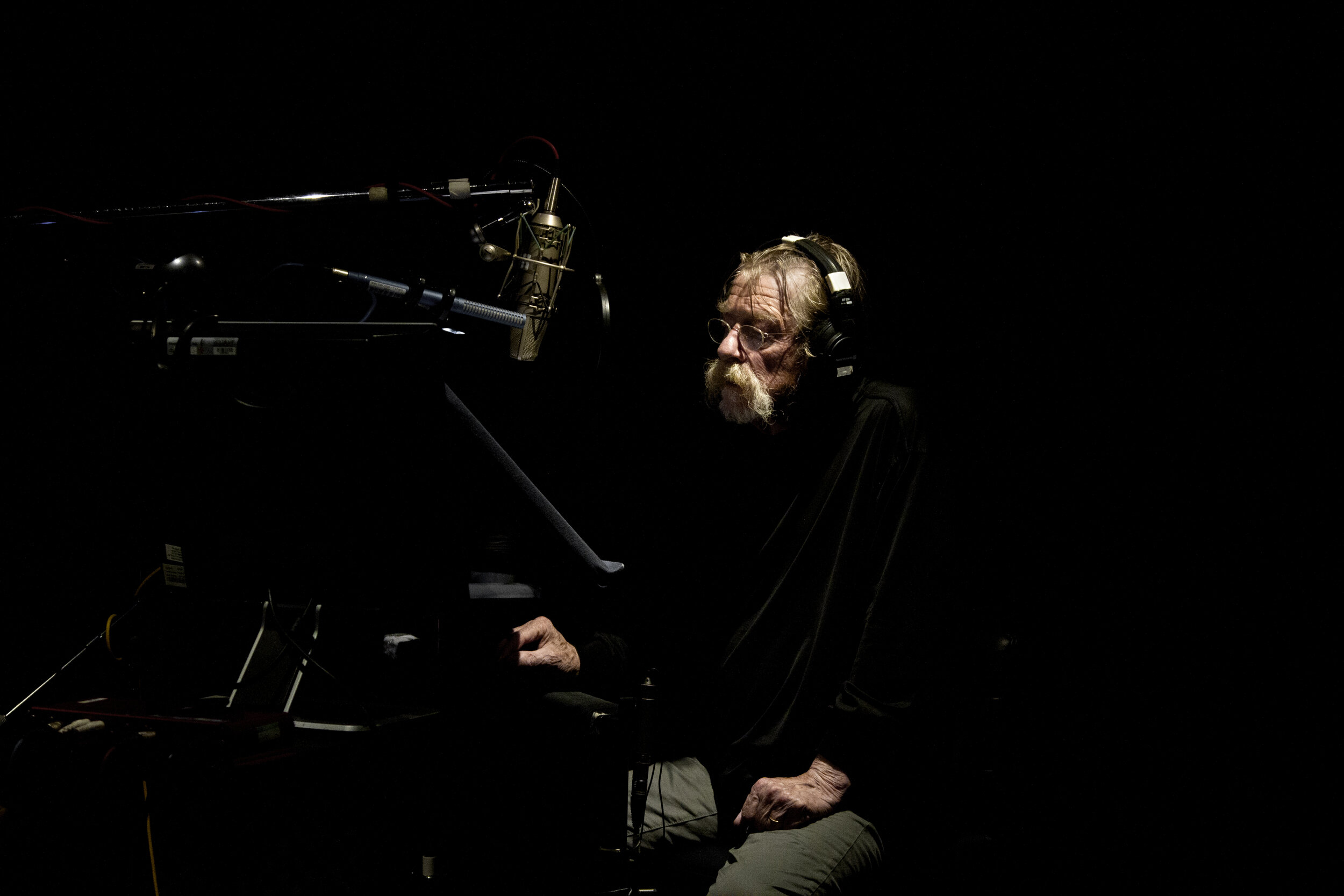 John Hurt recording at WB London