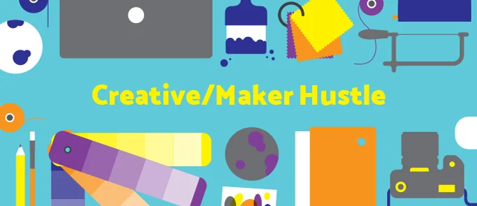 Event graphics for Creative Hustle