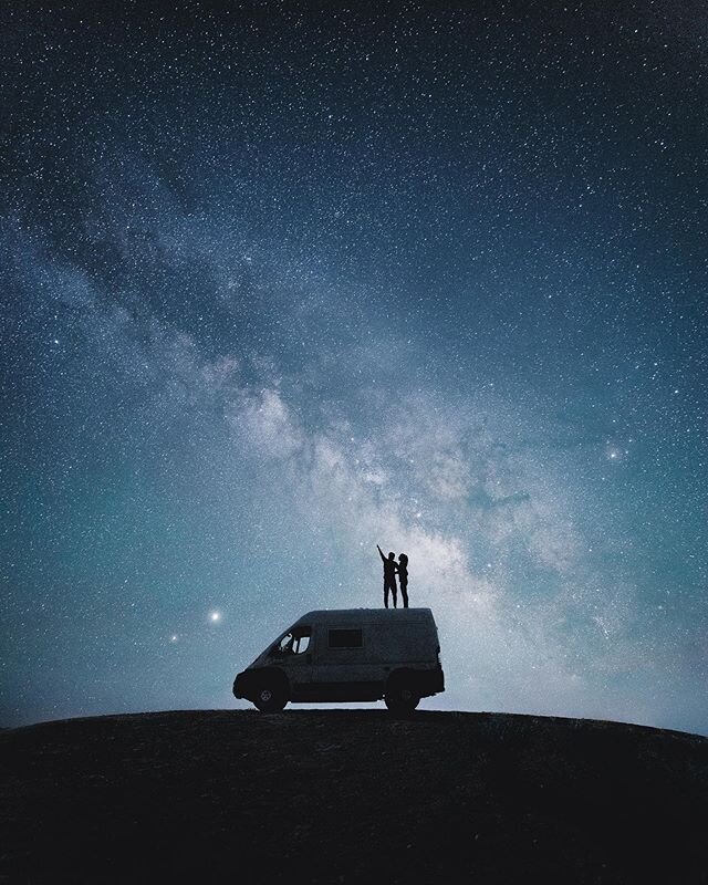 Sky magic for those of us drawn to open spaces and quiet places.
We&rsquo;ve been living in this van for exactly one year now. And though some people say they wouldn&rsquo;t want to share such a tiny space with another person, it never feels small to