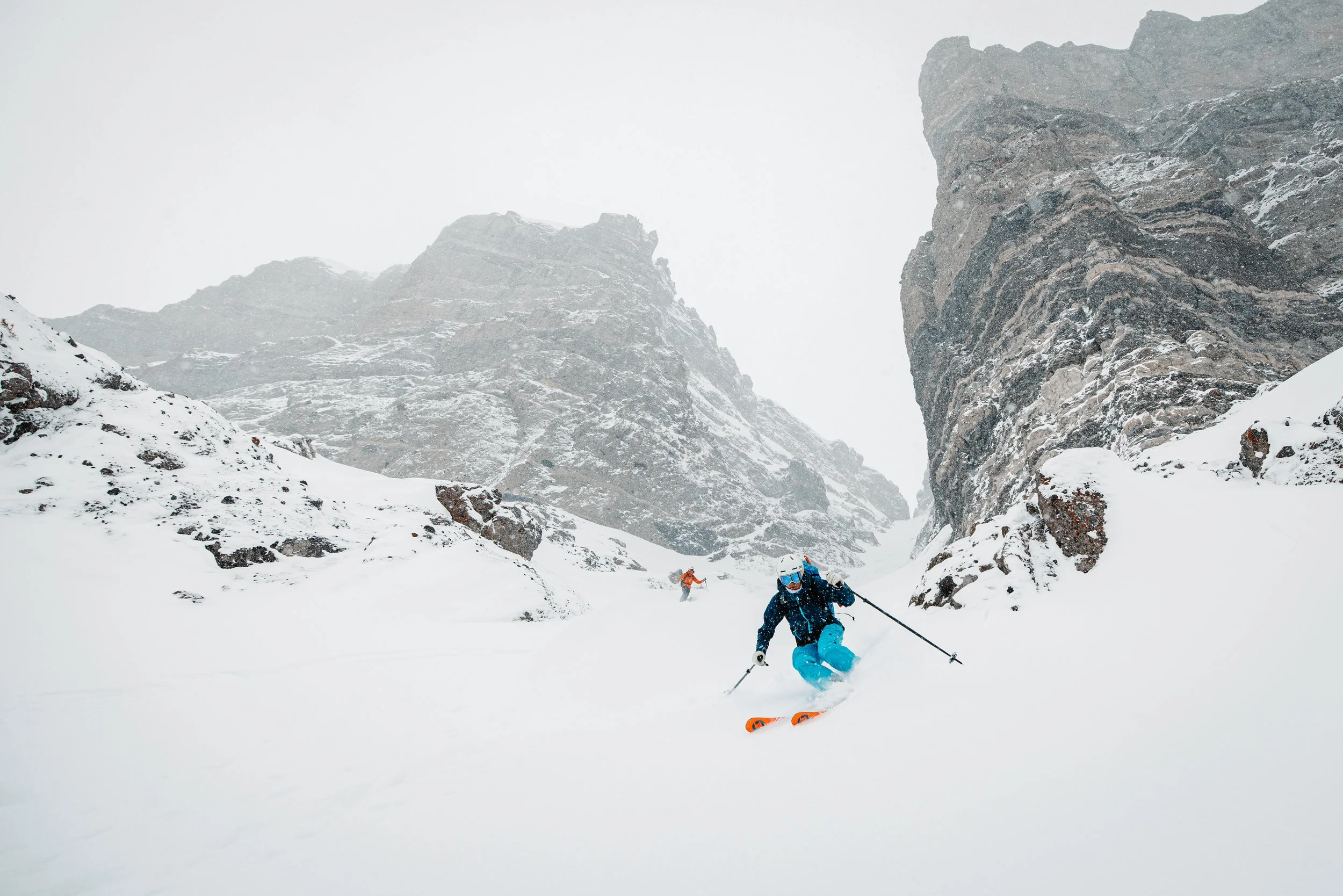 Backcountry ski photography for Stio in Jackson, WY