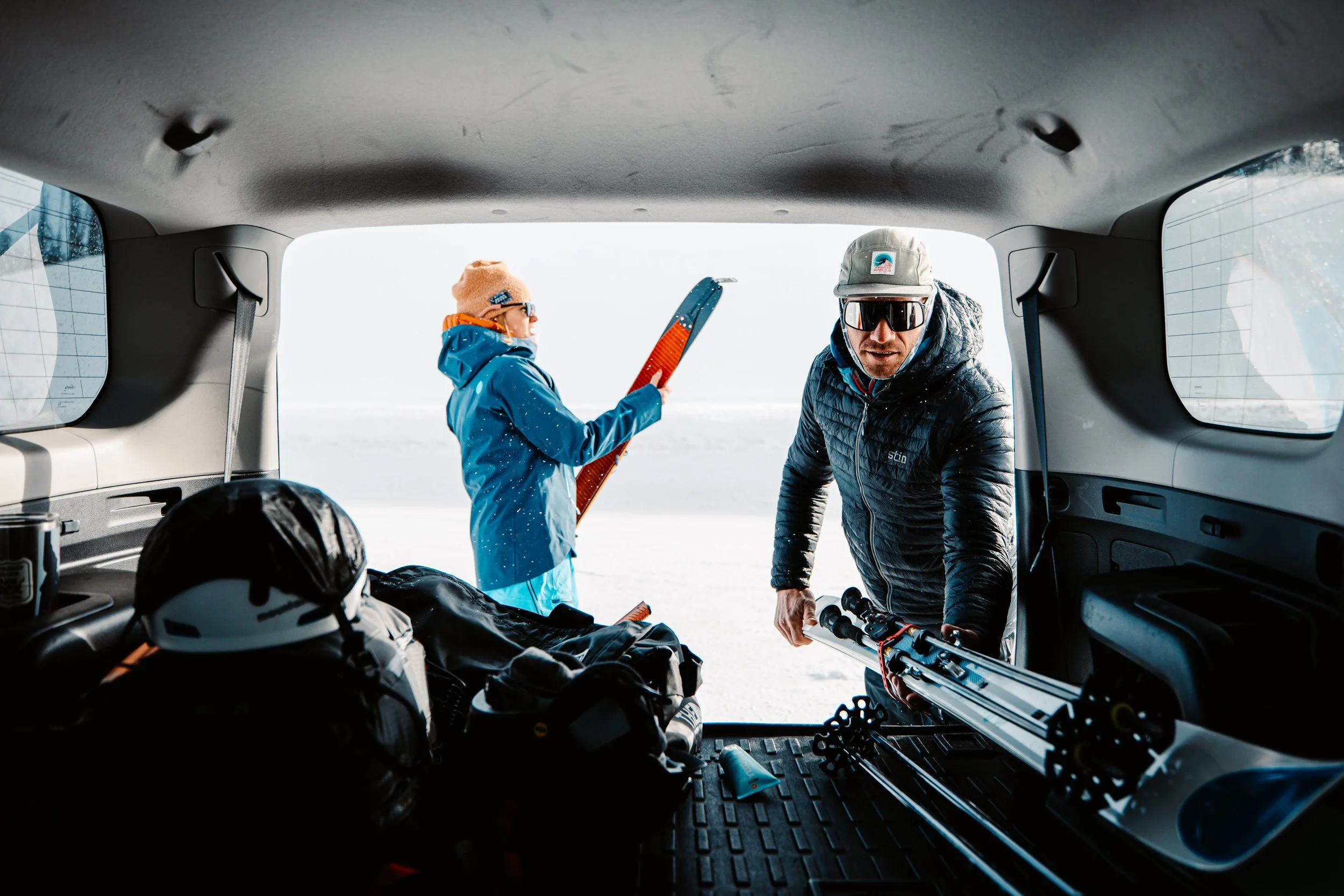 Backcountry Skiing photoshoot in Jackson, WY