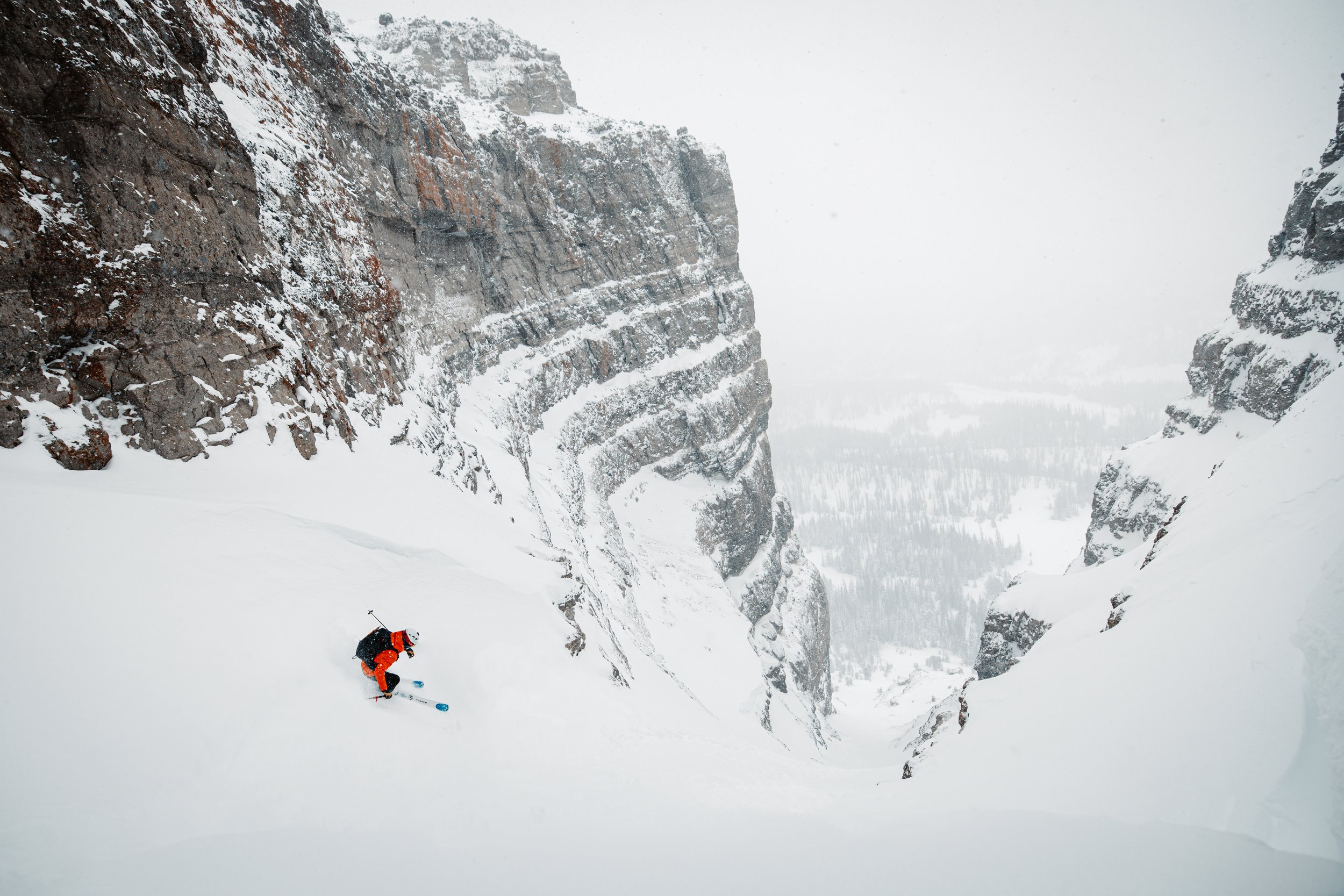 Backcountry ski photography for Stio in Jackson, WY