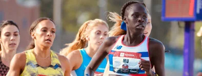 Athing Mu: Though just a senior in high school in 2019-20, Mu has burst onto the scene as one of the most exciting mid-distance runners in the world. At the 2019 USATF Indoor Championships she broke the American Record on her way to victory in the 600m.