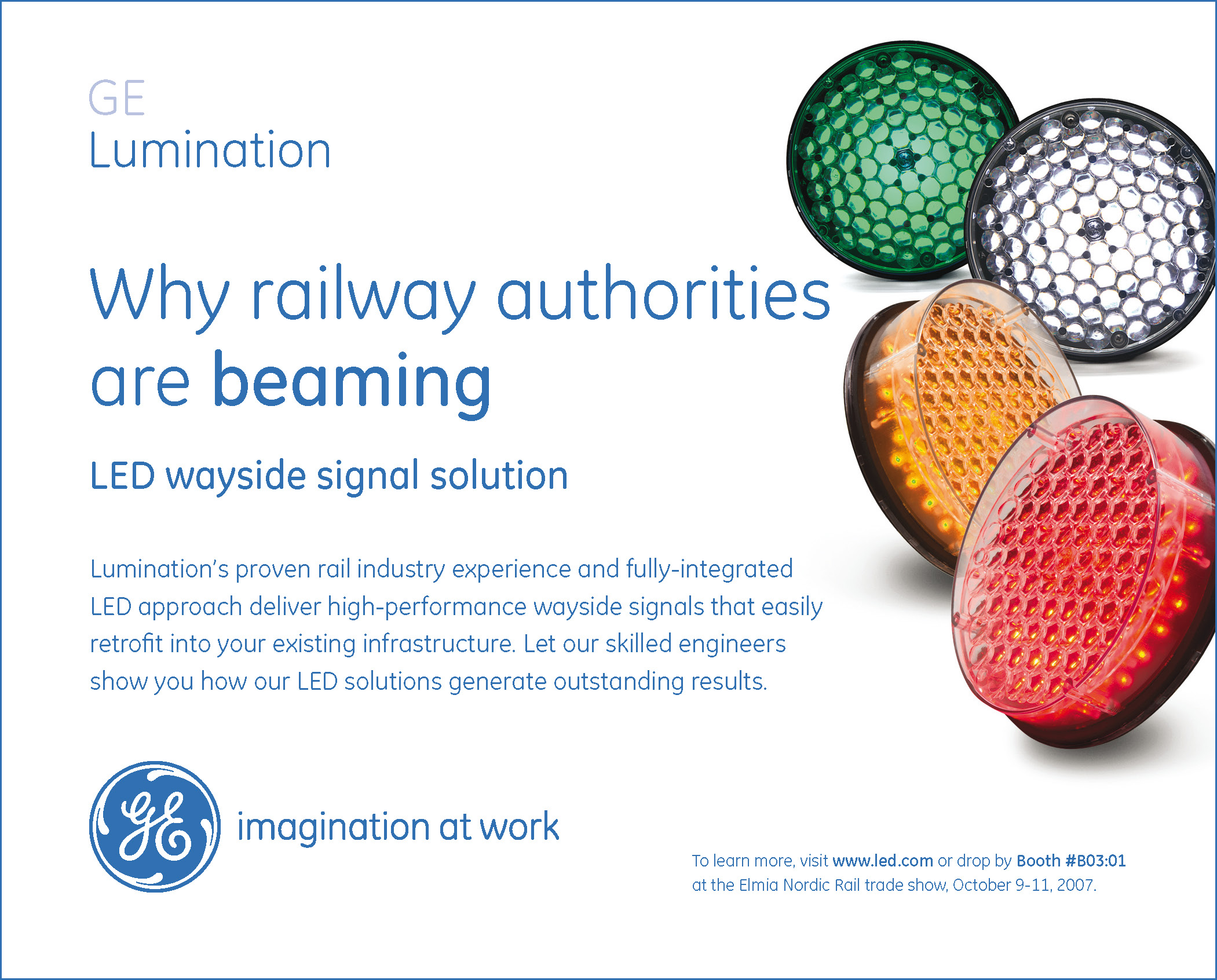 GE Lumination print ad