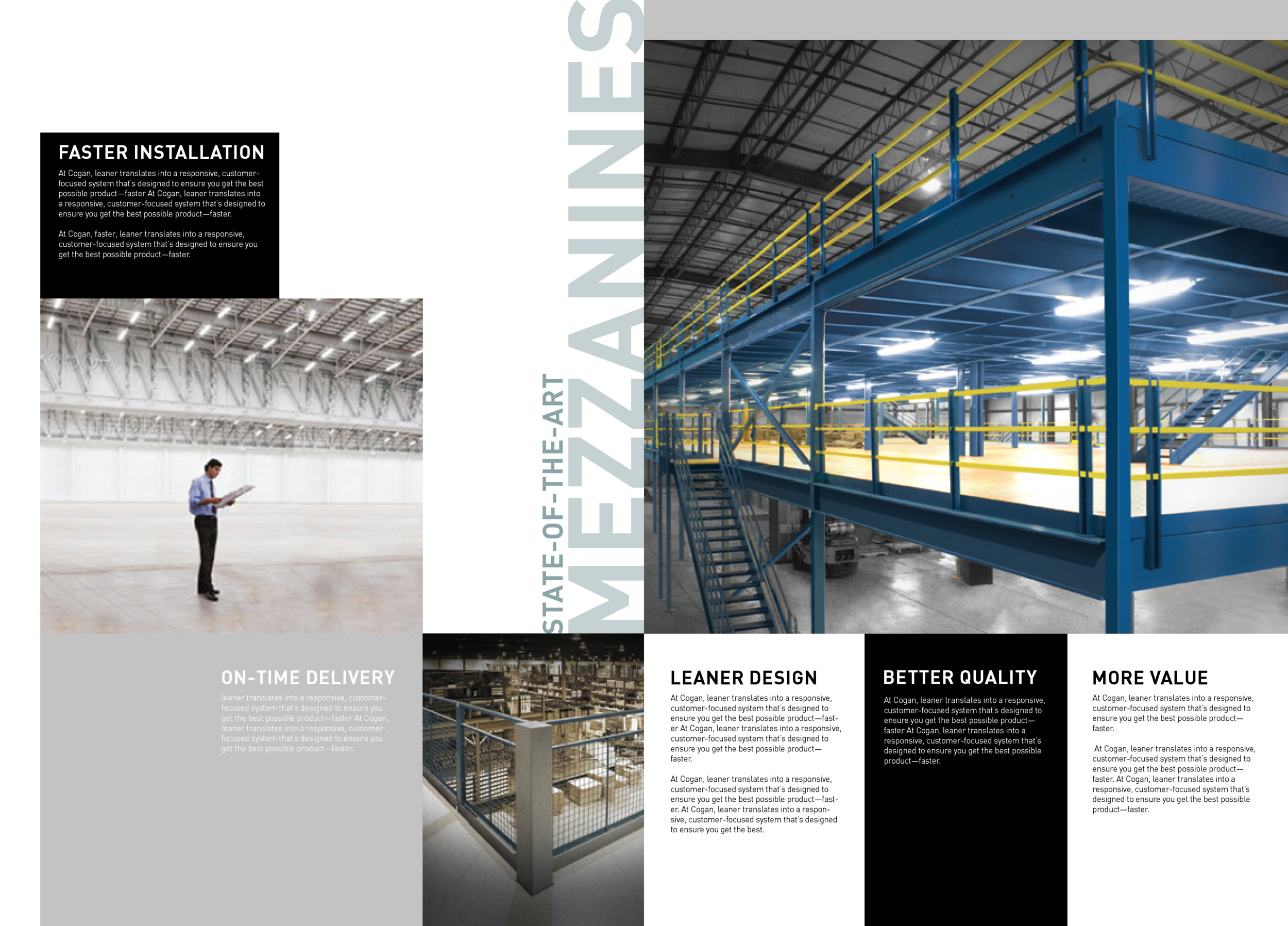 Modern Brochure Mezzanines