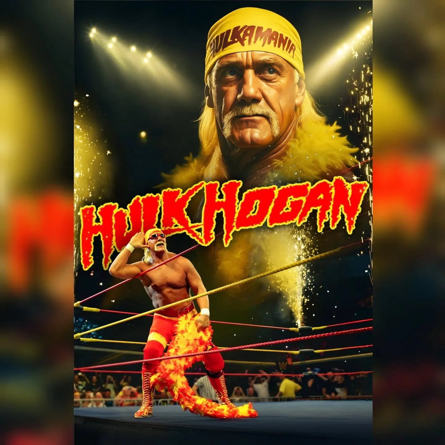 In memory of a true legend...RIP hulkster #designinspiration #wwe #legend #hulkhogan #hulkster