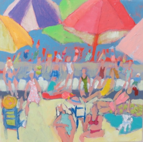 lucy paige artist key west beach day series collage Beach Day.jpg