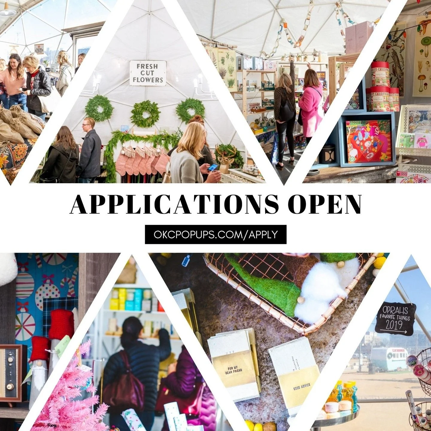 6 days left to apply for the 2025 Holiday Pop-Up Shops! 

Head to okcpopups.com/apply to learn more about this year&rsquo;s event and apply!