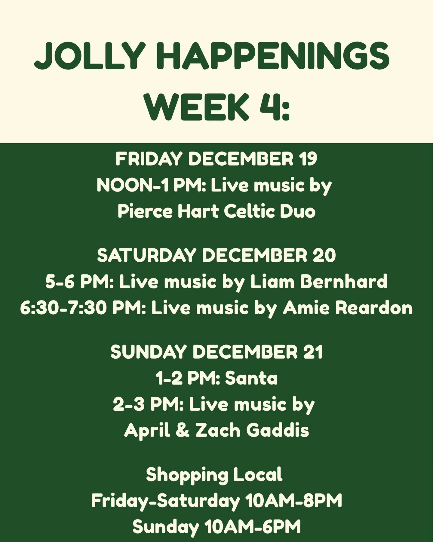 The Holiday Pop-Up Shops are back for the final time this weekend&mdash;and bursting with seasonal fun!

Shop unique gifts from local shops, catch festive music and grab a beer from @thebigfriendly beer bus or some cocoa from @katiebugsokc

Don&rsquo