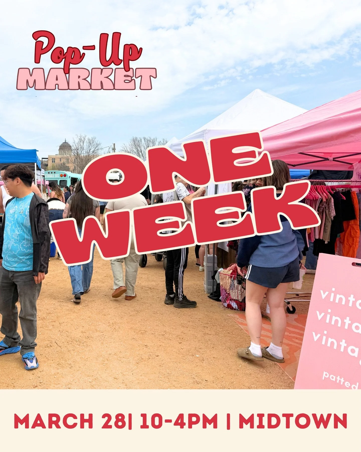 We&rsquo;re one week away from bringing local goods, local shops, and local fun to the corner of 10th &amp; Hudson on March 28th for the Pop-Up Market! We hope to see you there!

🗓️ March 28

⏰ 10 a.m. - 4 p.m.

📍399 NW 10th St, OKC, OK 73103

*All