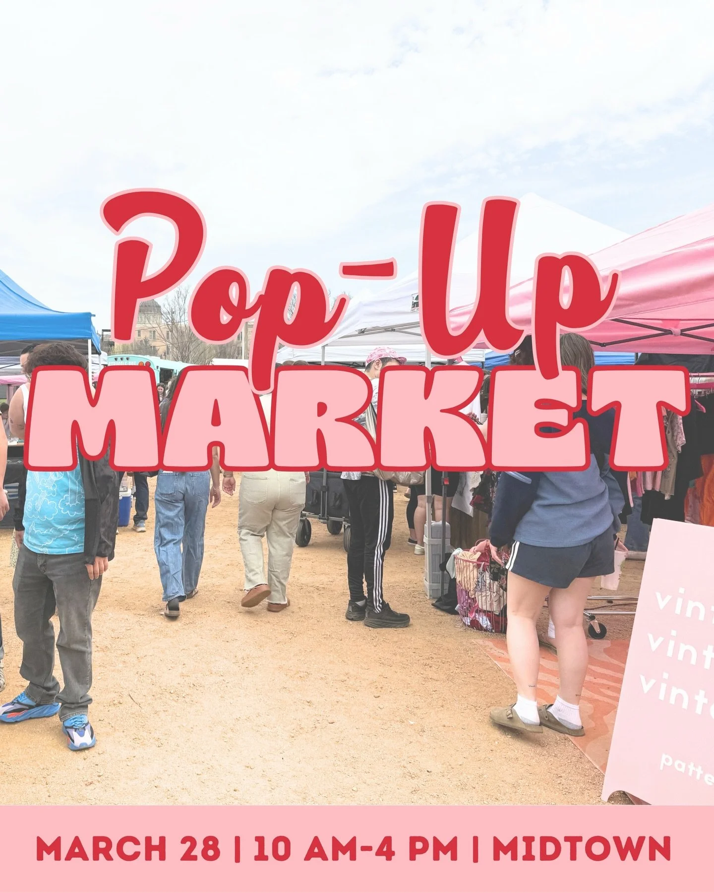 Looking for something free and fun to do in OKC? We&rsquo;ve got you covered! Swing tby the Pop-Up Market on March 28 and shop from 60 vendors all in one place!

From vintage clothing and books to jewelry, and art, it&rsquo;s your one-stop shop for a