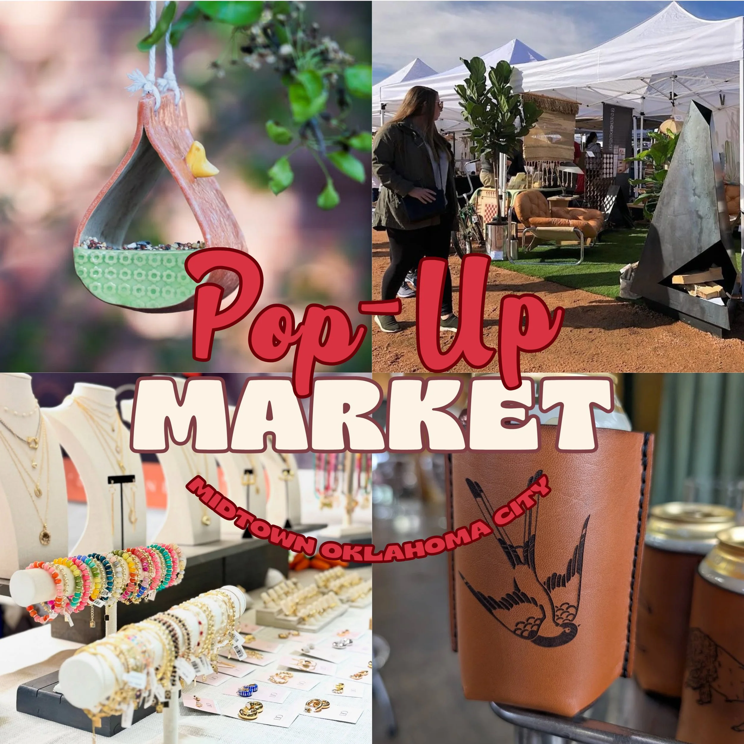 Join us for our Pop-Up Market on June 6 in OKC! Spend the day exploring amazing local shops and makers, all in one place for a fun day of shopping, discovering new favorites, and supporting small businesses.

With 60+ vendors, it&rsquo;s the perfect 