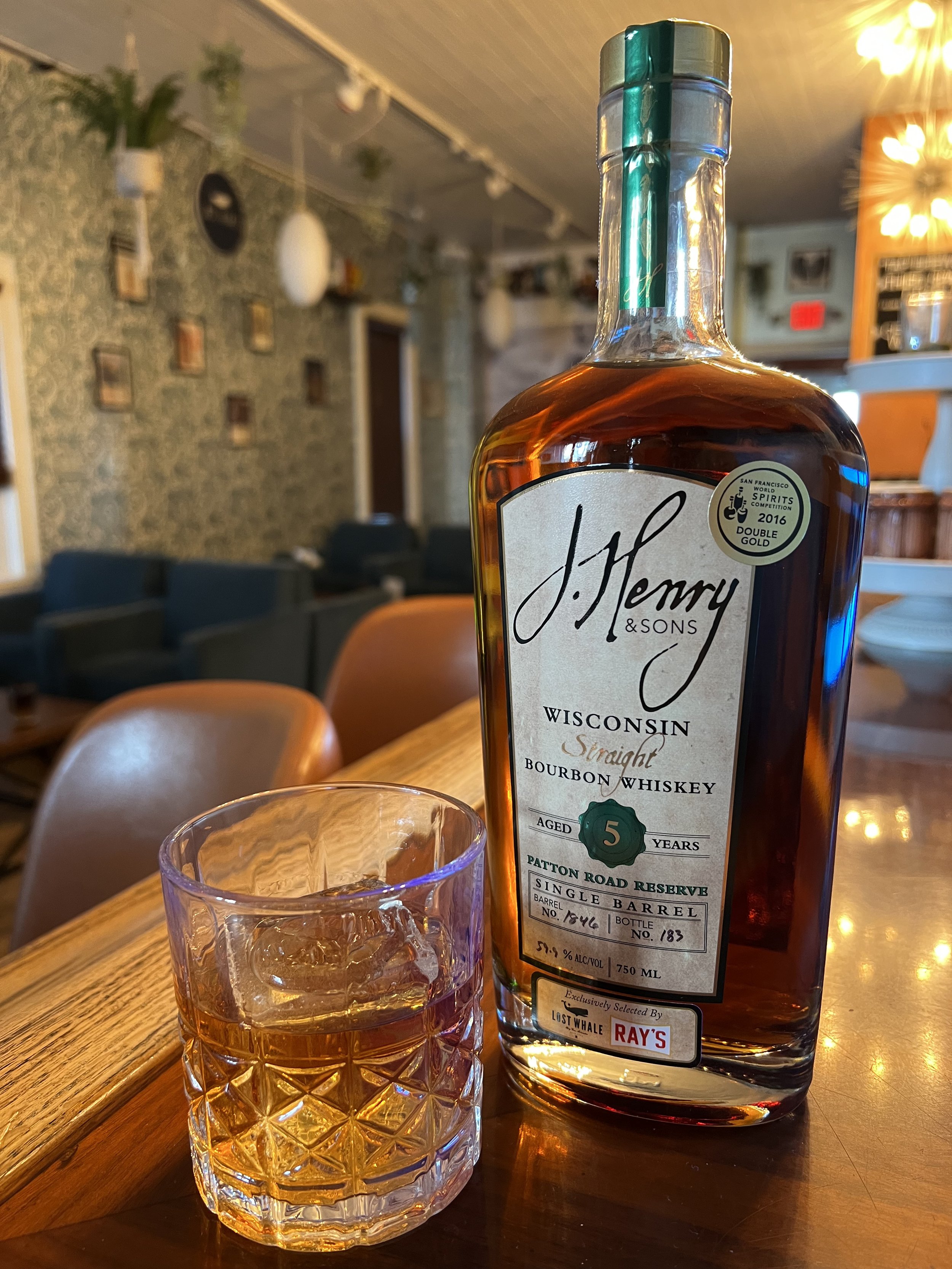 Limited Release Lost Whale + Ray's Wine & Spirits  J. Henry & Sons Bourbon