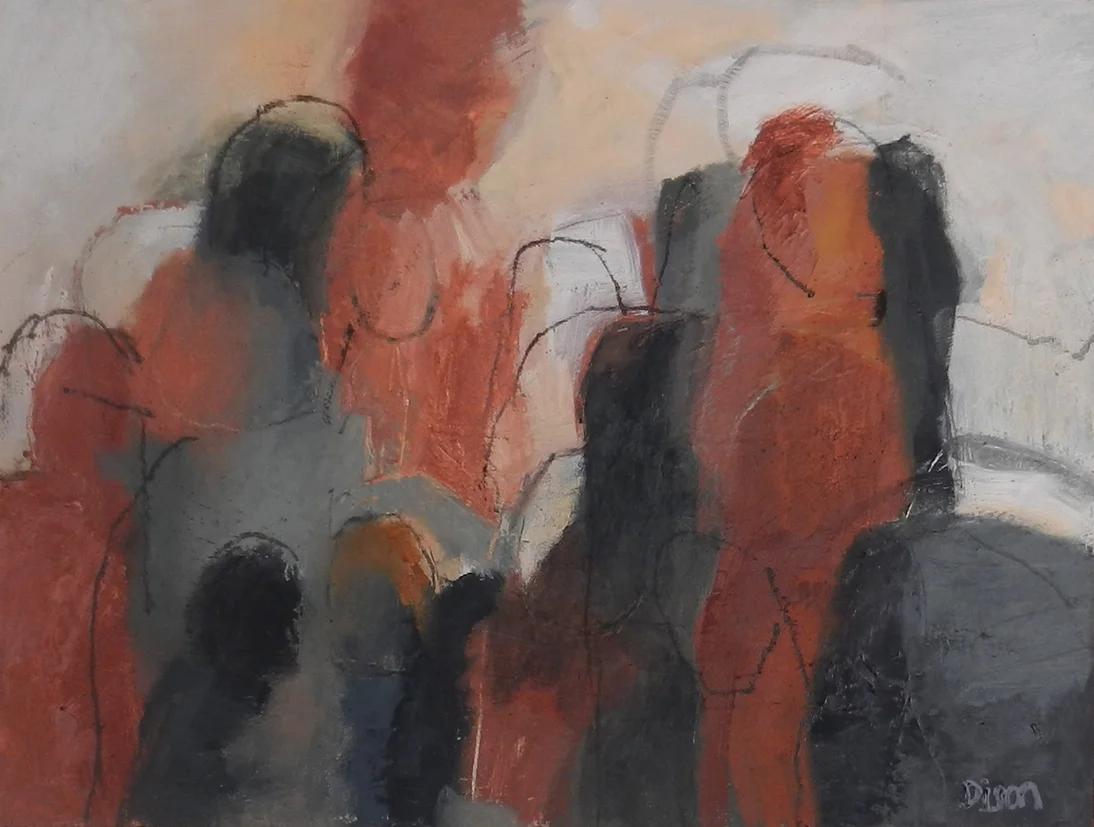 Assembly-Conigar 1 Oil on board 30.5 x 40.5 cm
