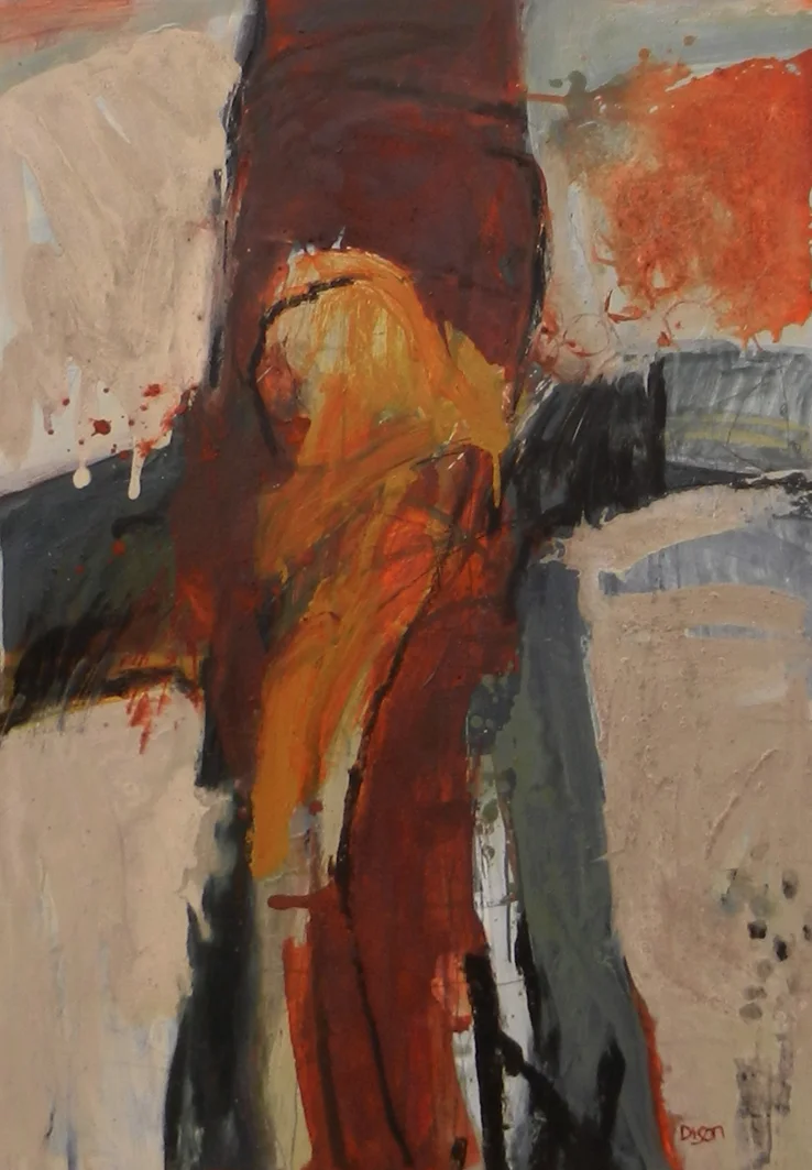 The Stones Sang Oil on board 103 x 72 cm 2015
