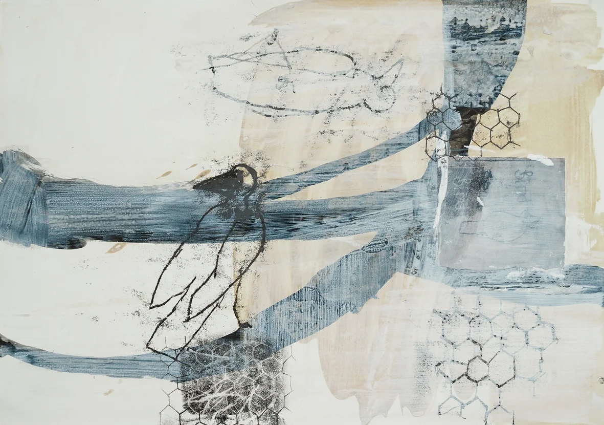 Untitled Mixed media on paper 59.5 x 84 cm 2017 .