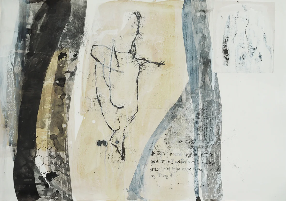 Untitled Mixed media on paper 59.5 x 84 cm 2017