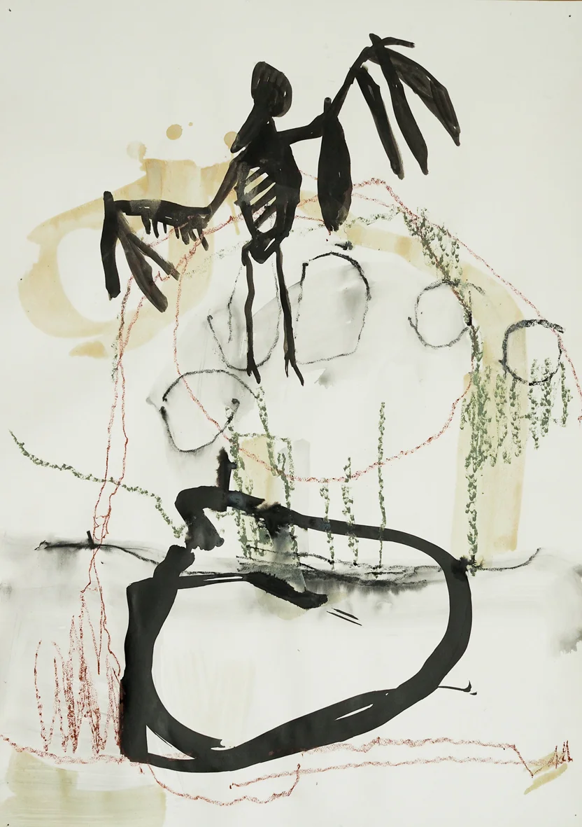 Untitled Mixed media on paper 84 x 59.5 cm 2017