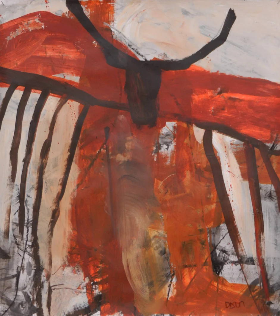 Pendulum Acrylic on paper 75 x 67 cm 2015