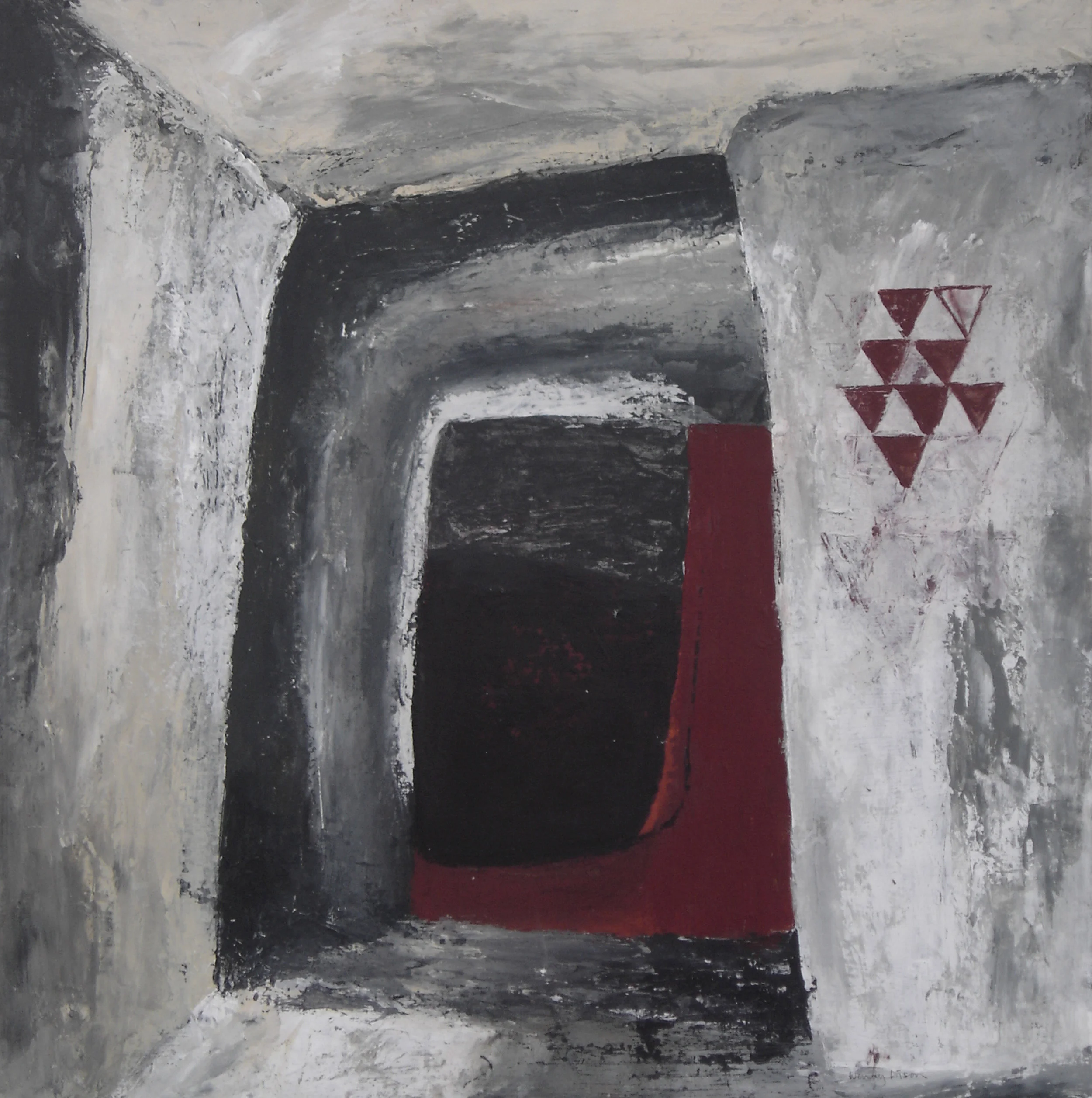 Passage 2 Acrylic on board 70.5 x 70.5 cm 2009