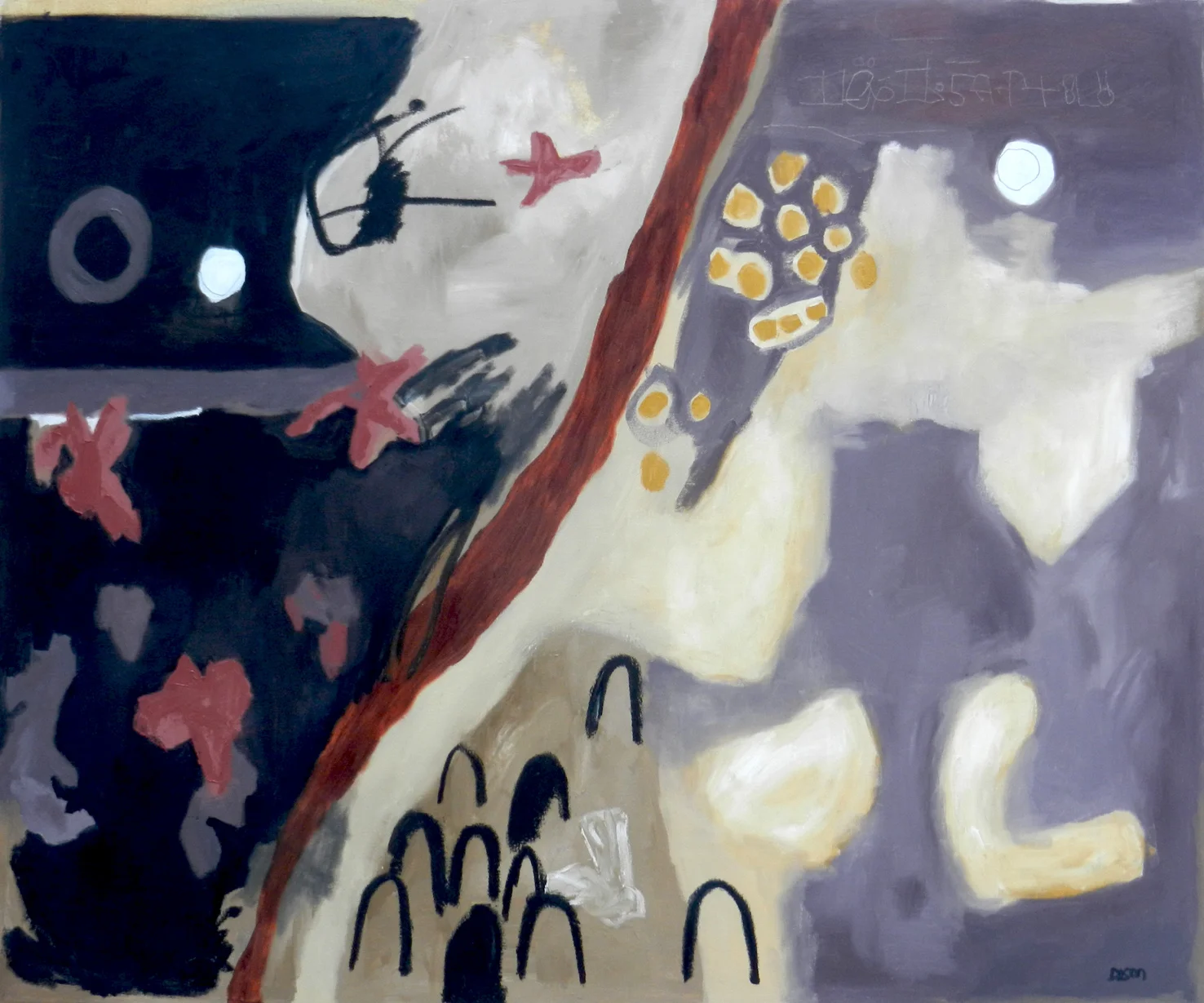 Divided Oil on canvas, 98 x 118 cm, 2019