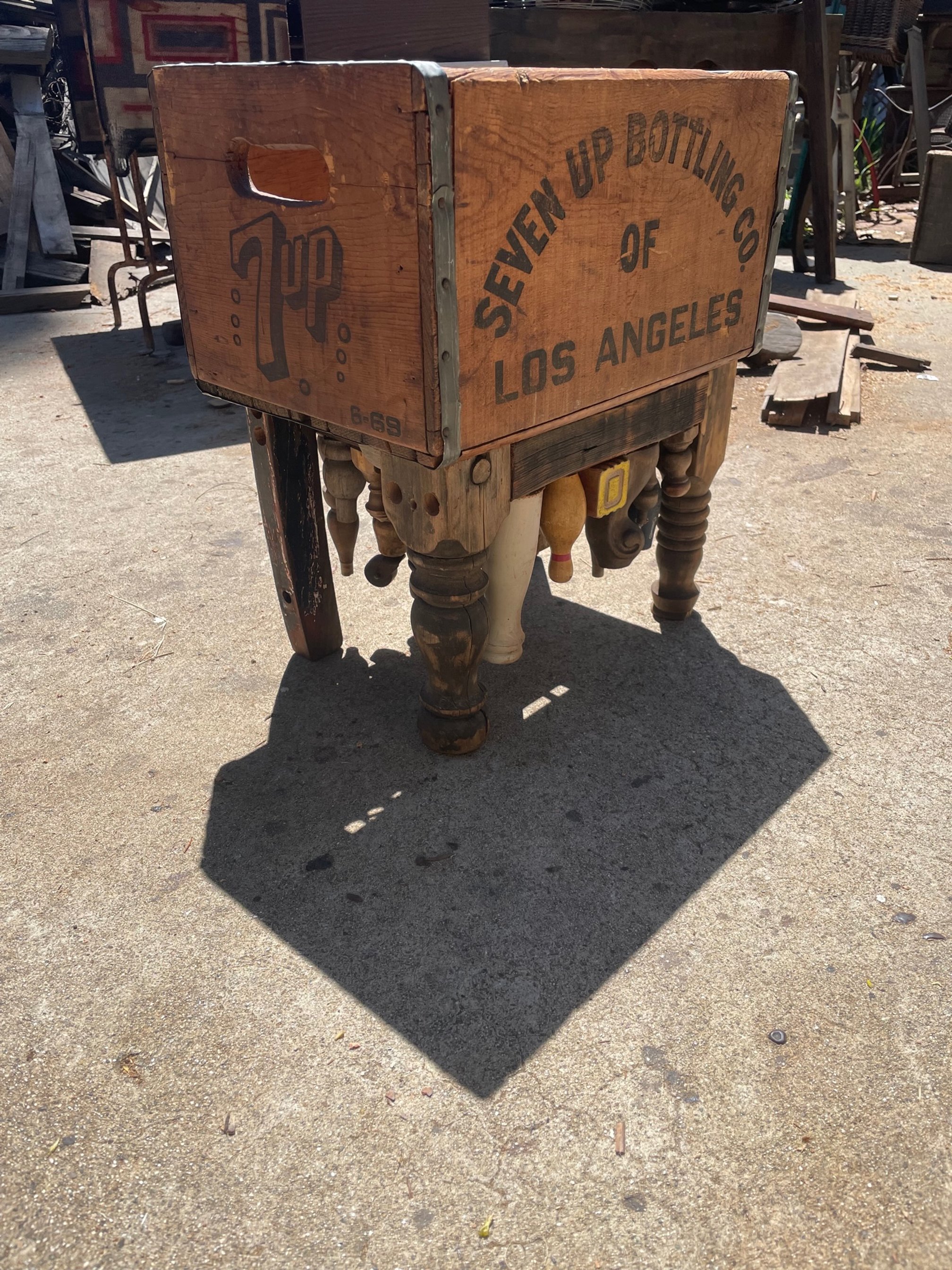 second soda crate with tabl and chair legs2.JPG