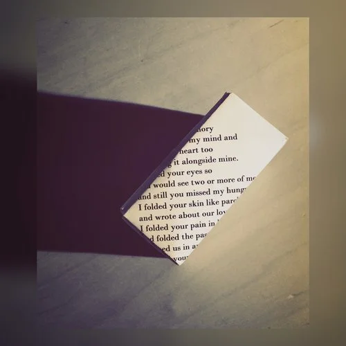 I used this as model in class. At the end of the period, a student walked up and handed me the poem folded into a box. He understood my intent.